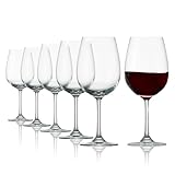 Stölzle Lausitz Rotweingläser Weinland 6er-Set 450 ml – Hochwertige Weingläser ideal für...