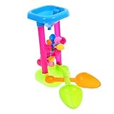 Gogogmee Strandspielzeug Sand und Wasserrad Bunte Sanduhr Wasser Leichtes Outdoor Fördert...