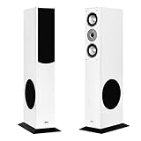 mohr 1 Paar Standlautsprecher SL15 Weiss Lautsprecherboxen, HiFi Klang zum günstigen Preis,...