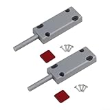 Push to Open Schrankschnäpper, ABS, robuste, verdeckte Türdämpfer und Stoßstangen mit Schrauben...