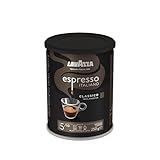 Lavazza, Espresso Italiano Classico, Gemahlener Kaffee, mit Blumigen & Fruchtigen Aromanoten, Ideal...