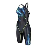ZAOSU Wettkampf-Schwimmanzug Z-Fire III - Badeanzug mit Bein für Damen und Mädchen, Größe:164
