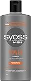 Syoss Shampoo Men Power (440 ml), kräftigendes Herren Shampoo mit Koffein & Power-Boost Technologie...