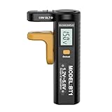 Corghd Digitaler Batterietester LCD-Display AA/AAA/C/D/9V/1,5V Knopfzelle...