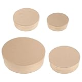 PAMINGONO 4 Stück Geschenkverpackungskästen Das Geschenk Dekorative Andenkenboxen Khaki
