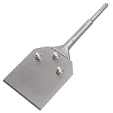 RANSENERS Spachtelmeißel SDS-Plus 250x100 mm, Bodenschaber für Abziehen von Fußbodenkleber,...