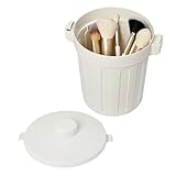 Derwrtup Schreibtisch-Mülleimer Mit Deckel - Abfalleimer mit Deckel für kleine...