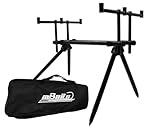 Angel-Berger Magic Baits CX Pro Rod Pod Aluminium 3 Rods verstellbar Rutenständer Rutenhalter...