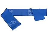 Theraband Gymnastikband mit mittlerem Widerstand, latexfrei, 152 cm lang x 10 cm breit, Blau