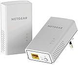 NETGEAR PL1000 PowerLINE Set (2x Adapter mit je einem GB-LAN-Port, Geschwindigkeit bis zu 1000...