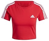 adidas Damen Essentials 3-Streifen Baby T-Shirt, XL