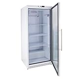 GastroHero Lagerkühlschrank Eco 590 mit Glastür für die Gastronomie, 4 verstellbare...