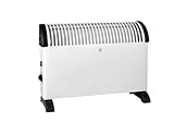 Wellogic Konvektor Heizung 2000 W – Elektrischer Heizkörper mit Thermostat, 3 Heizstufen,...