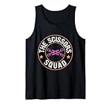 Lustiger LGBT Pride Month Lesben Scissoring The Scissors Squad Tank Top