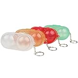 UncleS Aufbewahrungsbox Für Tischtennisbälle Aus Kunststoff Mit Schlüsselanhänger + 2...