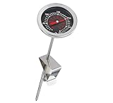 Küchenprofi Frittier-Thermometer aus Edelstahl mit praktischem Clip, Küchenthermometer,...