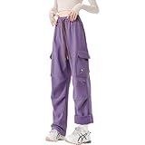 GAUASUIM Damen Softshellhose Wanderhose Skihose Gefüttert Fleece Warm Wasserdicht Winddicht...