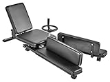 Bad Company Beinspreizer I 198 cm Spannweite I Mechanischer Spagattrainer I Stretching Machine inkl....