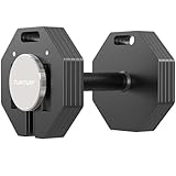 Tunturi Rapid Verstellbare Hantel – Einzelsatz 20 kg – Verstellbar von 4 bis 20 kg – 9 Hanteln...