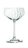 Spiegelau 4-teiliges Cocktailschalen-Set, Champagnerschale/Coupette Glas, Kristallglas, 310 ml,...