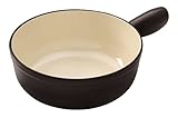 KUHN RIKON Fondue Käsefondue Caquelon Eisenguss, Gusseisen, Schwarz, 20cm