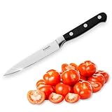 Kuppels SOLID Tomatenmesser mit Wellenschliff, 12,5cm Klinge, Sehr scharf & schnitthaltig, Poliert &...