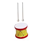 FOYTOKI Puppenhaus-Zubehör Miniatur-Schlagzeug-Set Kind-Instrument-Spielzeug 1 Satz...