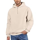 Hoodie Herren,Sweatshirts Mit Langärmeliges Und Kapuze Solid Mode Hoody Mit Reißverschluss...