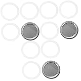 BESTonZON 3 Sets Edelstahl-Kaffeemaschine Espresso Tamp Edelstahl-Kaffeemaschine Kaffeekanne...