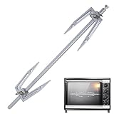 Generisch Rotisserie-Gabeln Heißluftfritteuse - Brathähnchen-Werkzeuge | Air Fryer Ersatzgabel,...