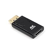 EasyULT DP zu HDMI Adapter, 4K DisplayPort zu HDMI Adapter mit Audioübertragung und Gute Qualität...