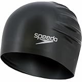 Speedo Langhaar-Schwimmkappe, bequeme Passform, hydrodynamisches Design, wasserdichte Mütze,...