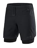 TCA Ultra Laufhose Herren 2 in 1 Kurze Sporthose Trainingsshorts Laufshorts mit integrierter...