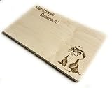 Frühstücksbrettchen Otter // Frühstücksbrettchen personalisiert Holz