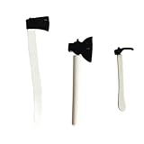 Abaodam 3 Stück Mini Holzgriff Metallbeil Mini Gartenwerkzeuge für Puppenhäuser und...