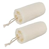 Wanmu 2 Stück Luffa Schwamm, Natürliche Luffa Gurke schwamm Peelingschwamm LuffSchwämme...