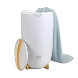 WINCH LUXUS Wellness Handtuchwärmer Weiß | 20L Elektrische Handtuchheizung Stehend | Heizkorb mit...