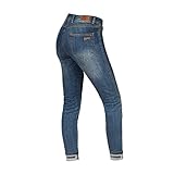 BROGER California Lady Motorradjeans Damen | Aramidfaser Futter | SAS-TEC Knie Hüfte Steißbein...