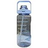 yeeplant Outdoor-Trinkflasche für Zuhause, waschbar, Kunststoff, tragbar, 1,9 l, modisch,...