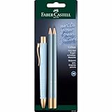 FABER-CASTELL 241122 - Schreibset sky blue, mit Kugelschreiber Poly Ball Urban und 2 Bleistifte...