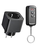 DEWENWILS Funksteckdosen mit Fernbedienung, 16 A 3680W Steckdose mit Fernbedienung, Programmierbar &...