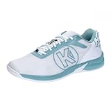 Kempa Unisex Attack Three 2.0 W Game Changer Handballschuhe, Sportschuhe, Turnschuhe, weiß/Aqua, 39...