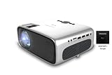 Philips NeoPix Ultra One+ – True Full HD-Projektor mit Android TV-Dongle, Chromecast Built-in und...