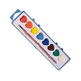 Whnbuij Aquarellfarben-Set – Künstlerfarben mit Palette und Pinseln, Partyzubehör, tragbares...