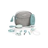 Babymoov Baby-Kulturtasche - Pflege-Set, für Babys, 9-teilig, mit digitalem Fieberthermometer,...