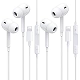 iPhone Kopfhörer mit Kabel 【Apple MFi-Zertifiziert】 2 Pack In-Ear Kopfhörer mit Lightning...