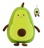 FSRONGXI 2Pcs Avocado Kissen 40cm, Kuscheltier mit Keychian, Stofftiere für Kinder, Weiches...