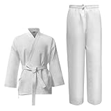 ZWTPGKRD Karate Uniform Leicht Atmungsaktiv Polyester Taekwondo Trainingsanzug Für Erwachsene...