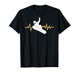 Snowboard, Snowboarden, Snowboarder, Heartbeat, EKG T-Shirt