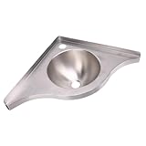HELEVIA Boot aus Rostfreiem Stahl Eckwaschbecken, Robuster 304 Edelstahl, 8,9 X 5,1 Zoll Kapazität...